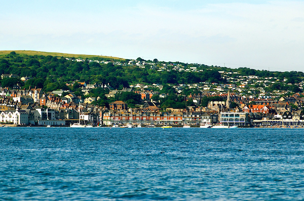 Swanage from sea