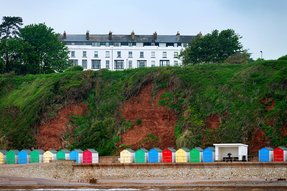 Beach huts, Seaton Hole