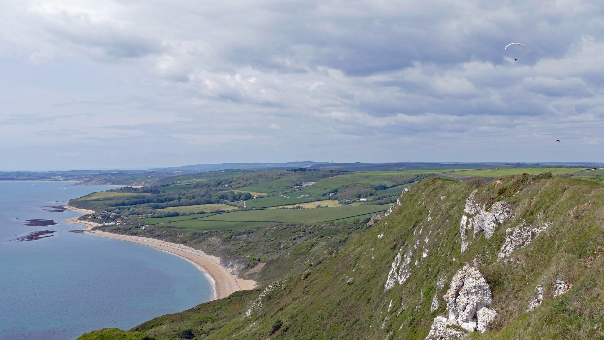 Ringstead Bay from above - Andrew
