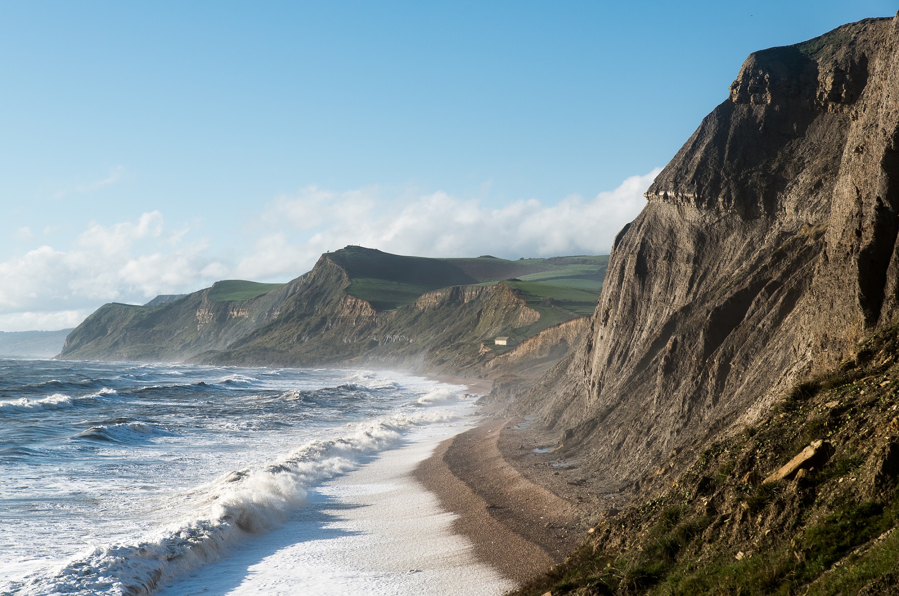 Eype beach from West Bay